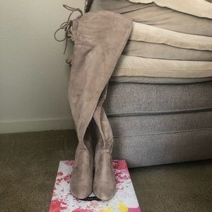 CHINESE LAUNDRY OVER THE KNEE HEEL BOOT
